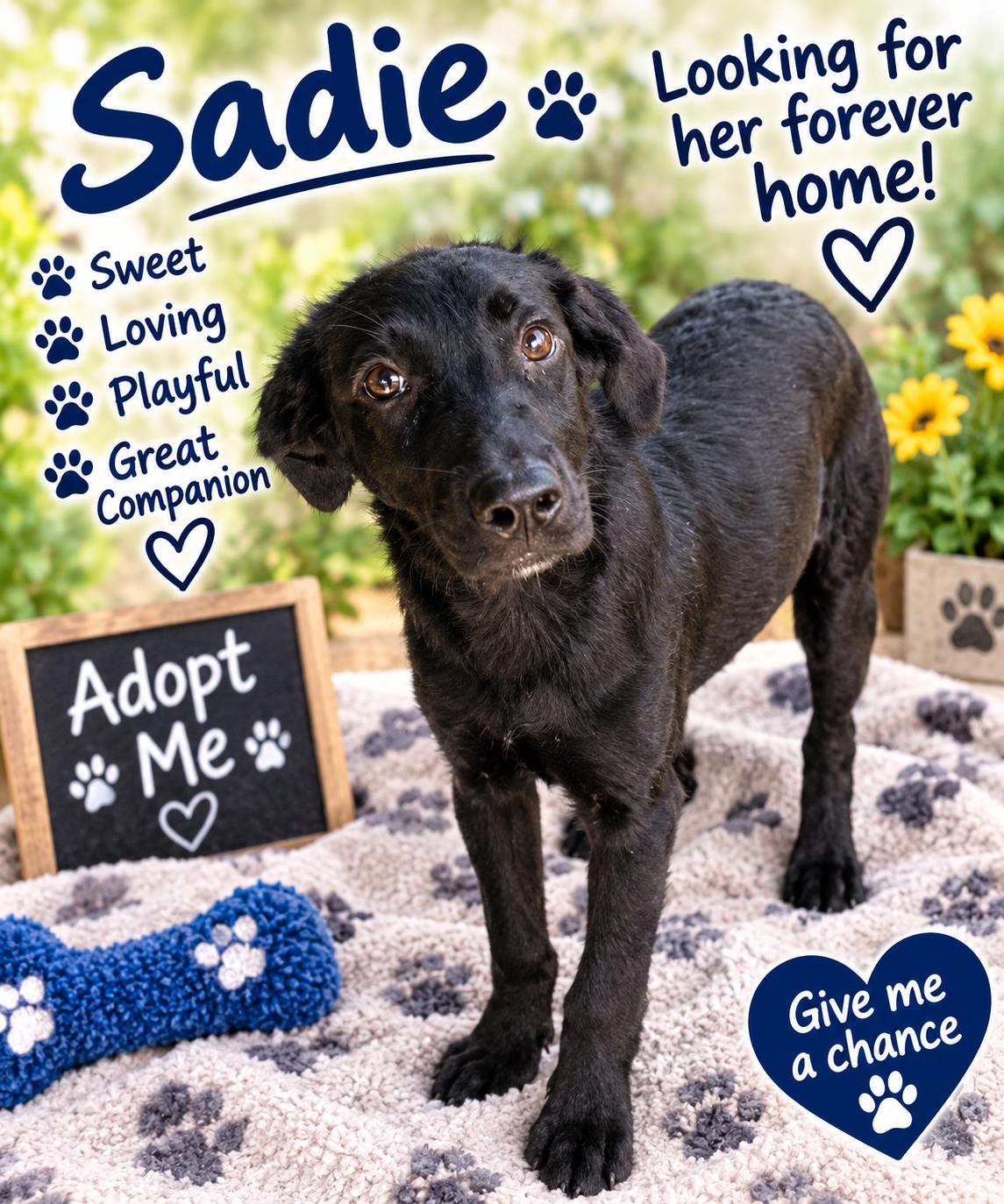 Sadie, Adoptable, Young Female Mixed Breed.
