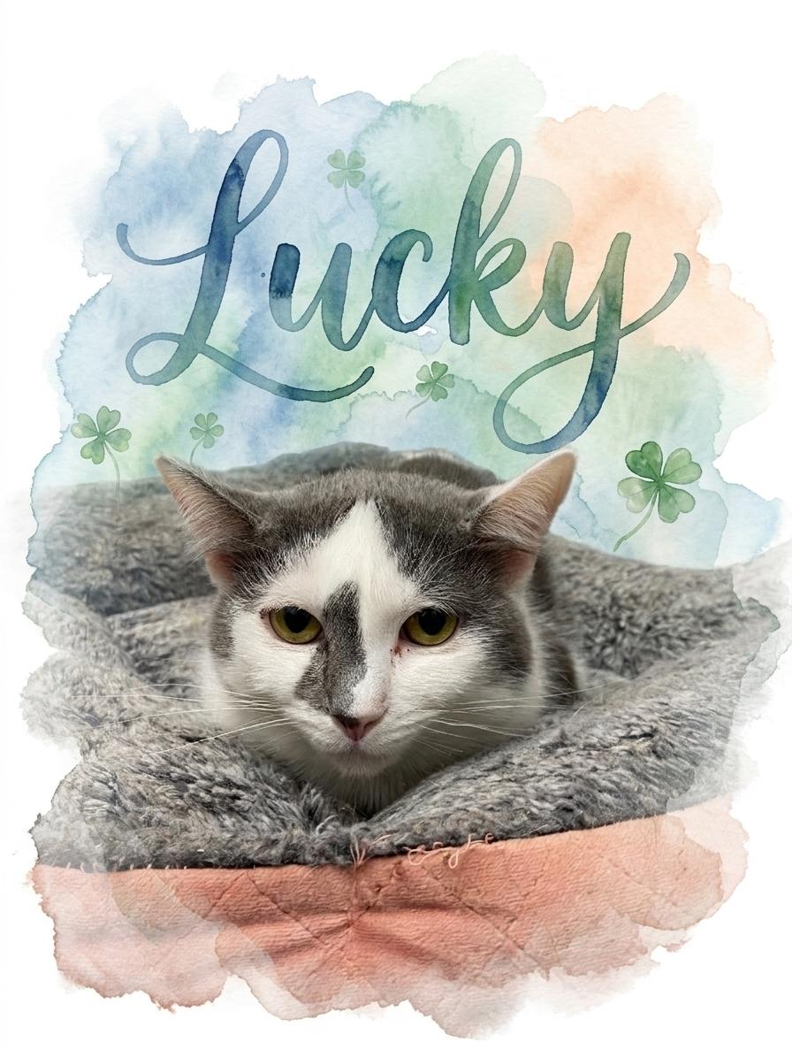 Enlarge LUCKY, an adoptable Domestic Short Hair in Peru, IN image 1/6