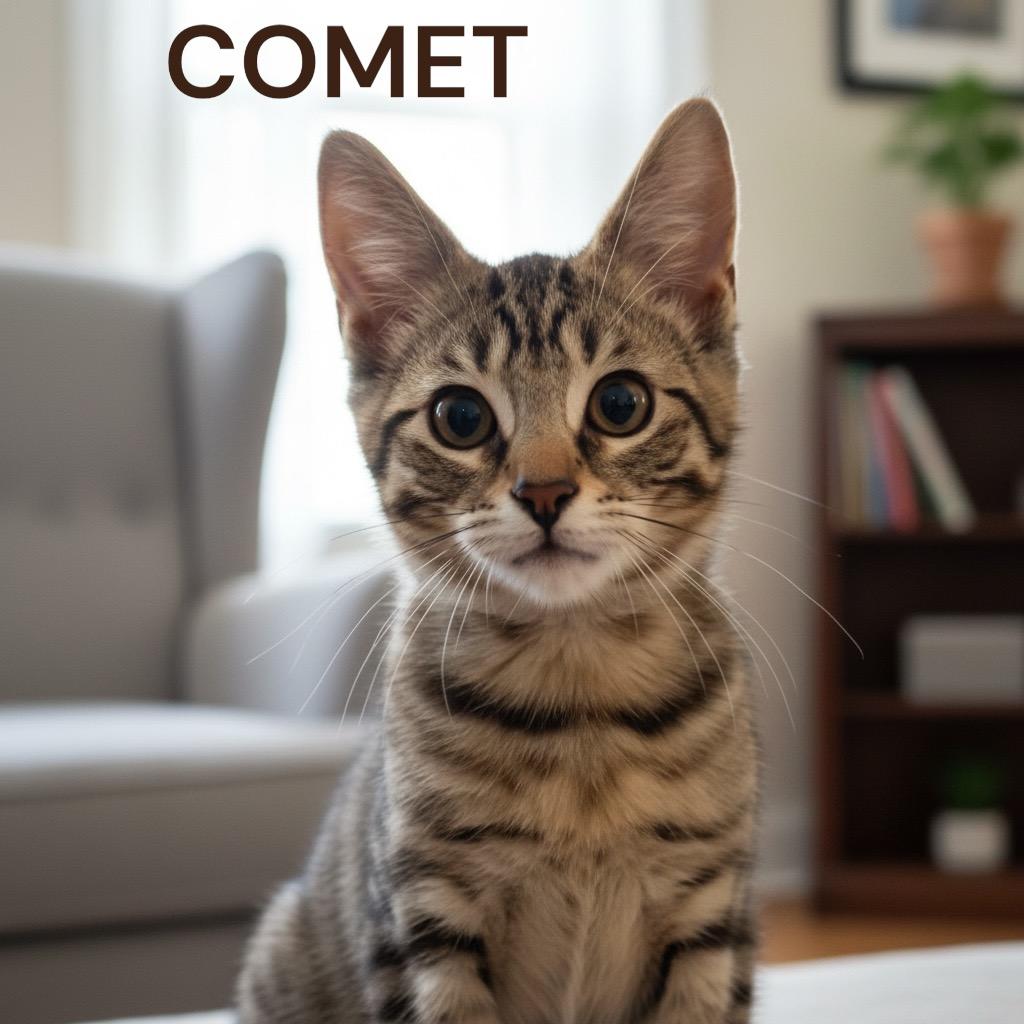 Enlarge Comet- White, a Adoptable Abyssinian in Charlotte, MI image 1/3