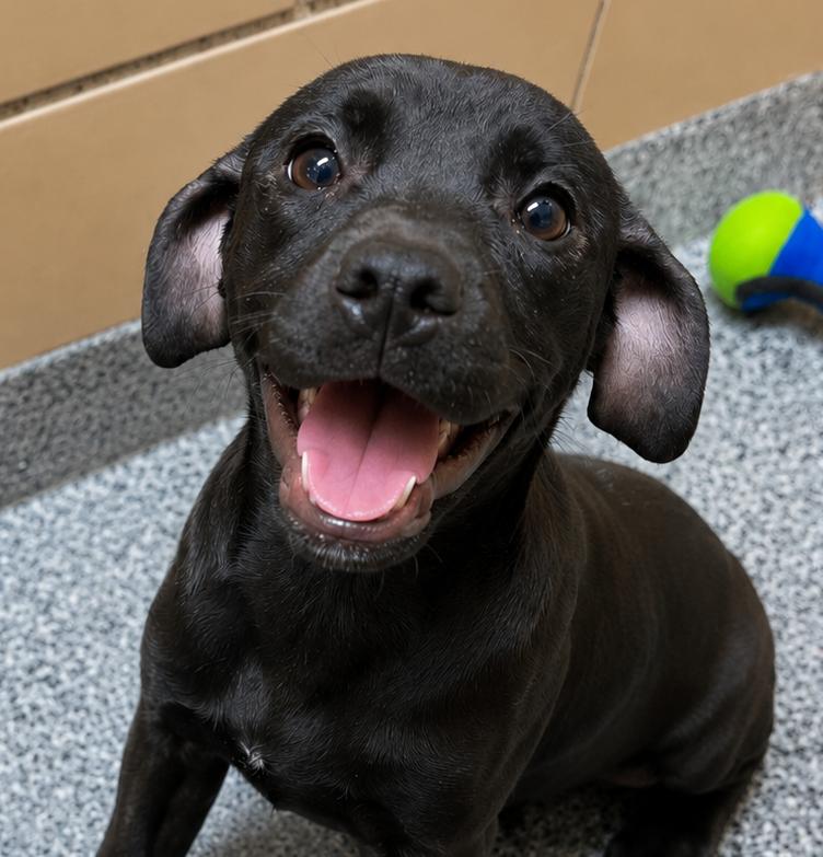 Ally (AO36814), adopted, Puppy Female Labrador Retriever.