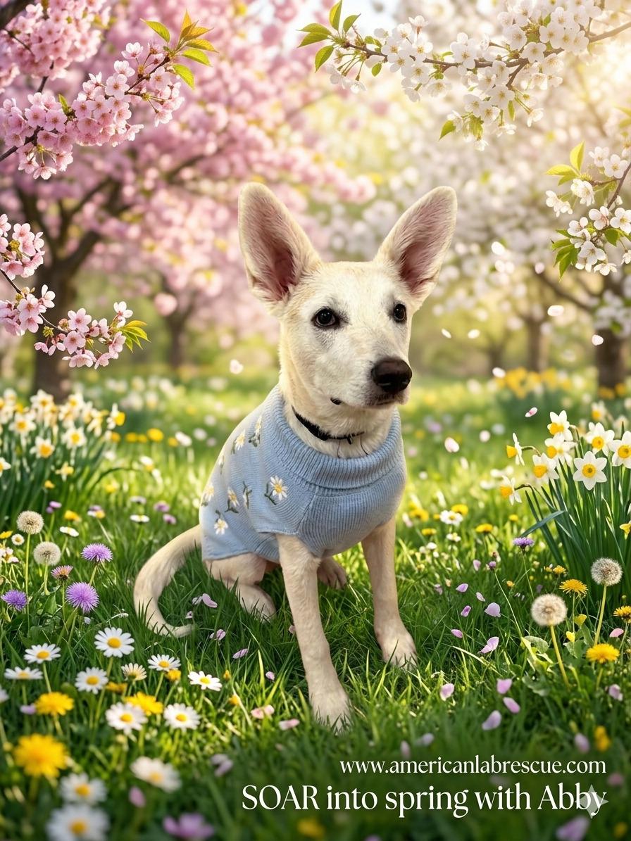 Abby - Fostered in CT, Adoptable, Puppy Female Yellow Labrador Retriever.