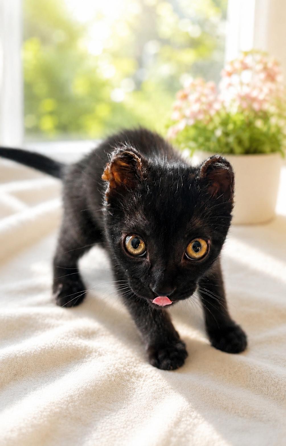 Mike Tyson-Personality & Charm, Adoptable, Kitten Male Domestic Short Hair.
