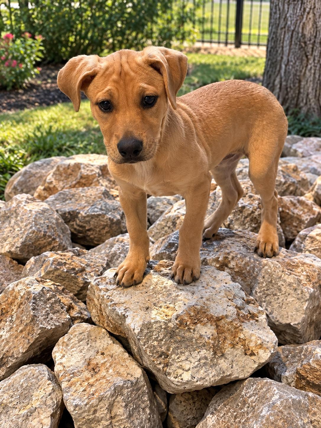 Enlarge Yellow, a Adoptable mixed breed in Milwaukee, WI image 3/5