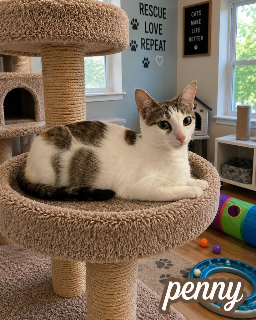 Penny, Adoptable, Kitten Female Domestic Short Hair.