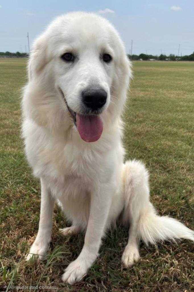 Ghost, Adoptable, Adult Female Great Pyrenees.