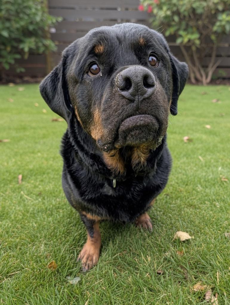 Odin, Adopted, Adult Male Rottweiler.