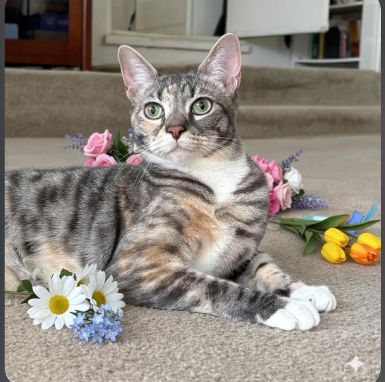 Misty, Adopted, Young Female Domestic Short Hair.
