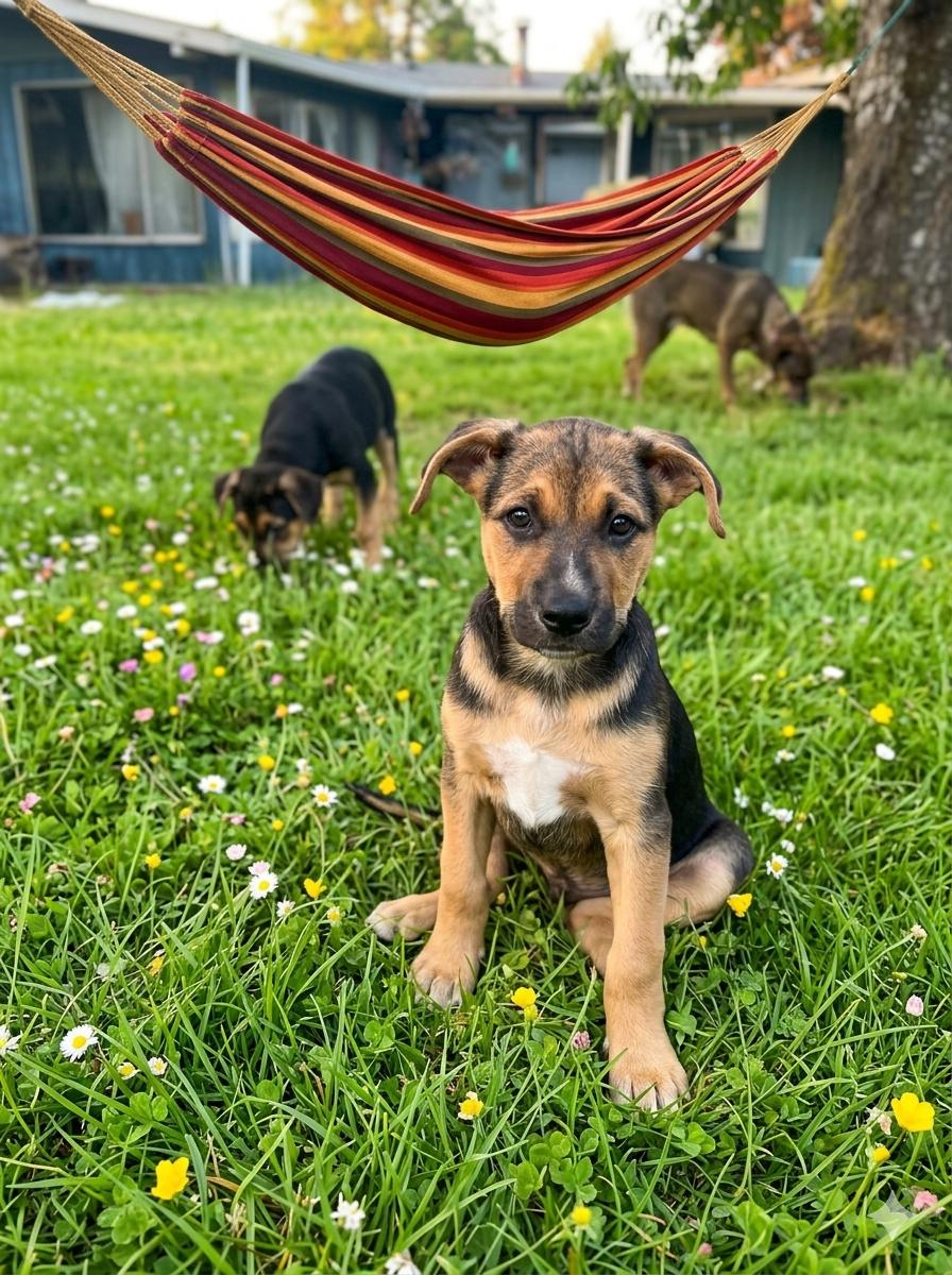 Soria, ADOPTABLE, Puppy Female Shepherd.