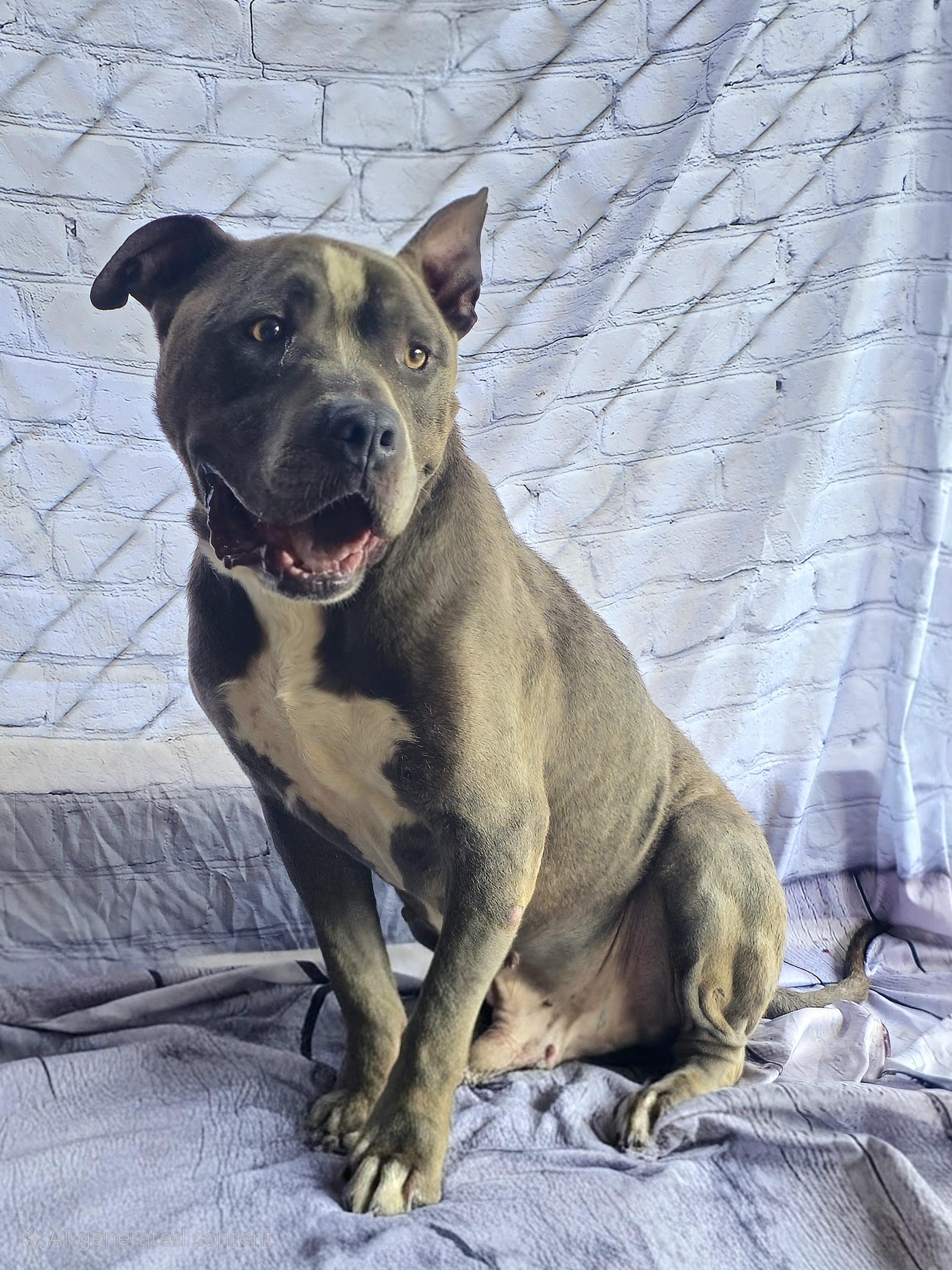 Philo, absolute sweetheart Let's get him into his Forever Home Ask for his Video, a Adoptable American Bully in Ridgefield, CT image 1/3