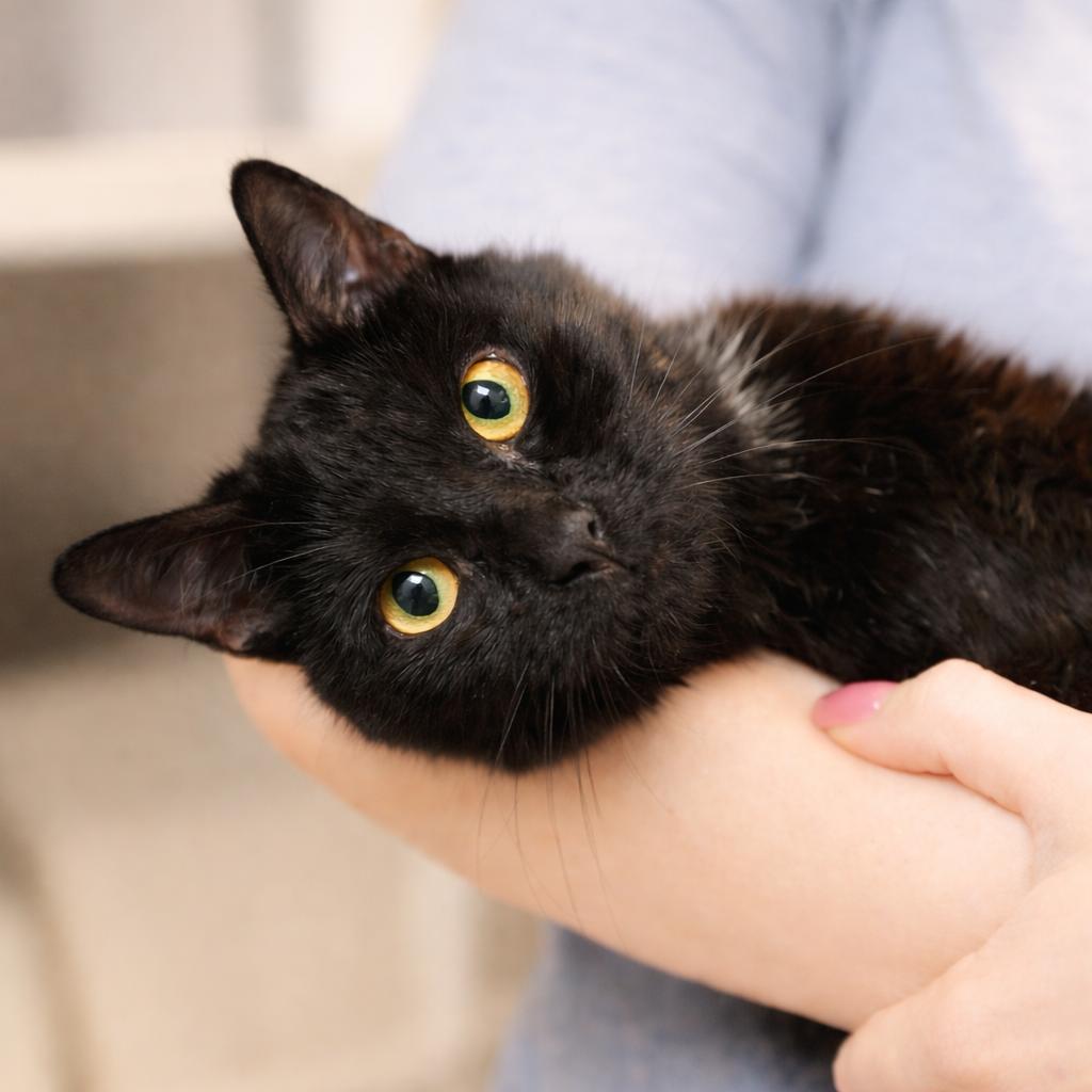 Enlarge Midnight, a Adoptable Domestic Short Hair in Hopewell, VA image 2/5