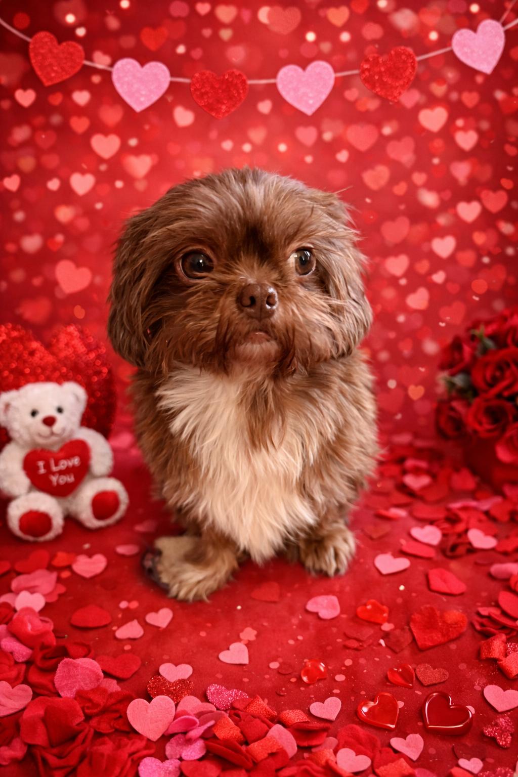 Angora, ADOPTABLE, Adult Female Shih Tzu.