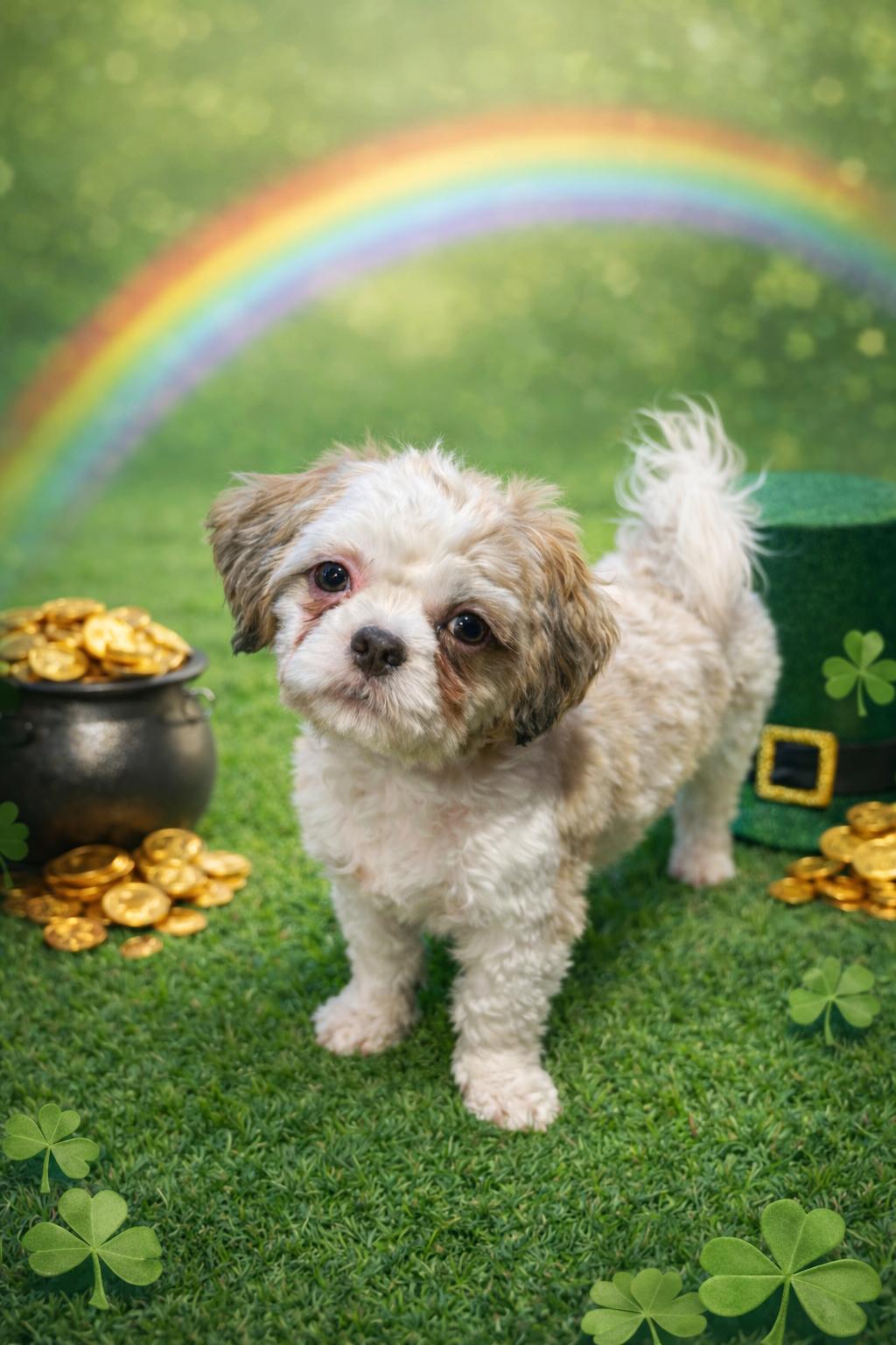 Paddy, adopted, Puppy Male Shih Tzu.