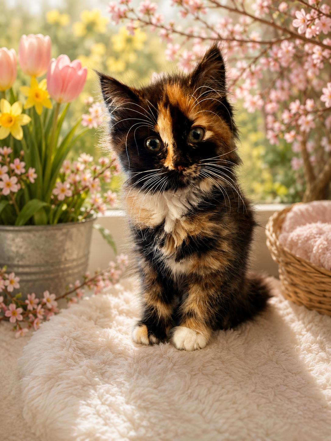 Boo, ADOPTABLE, Young Female Domestic Medium Hair.