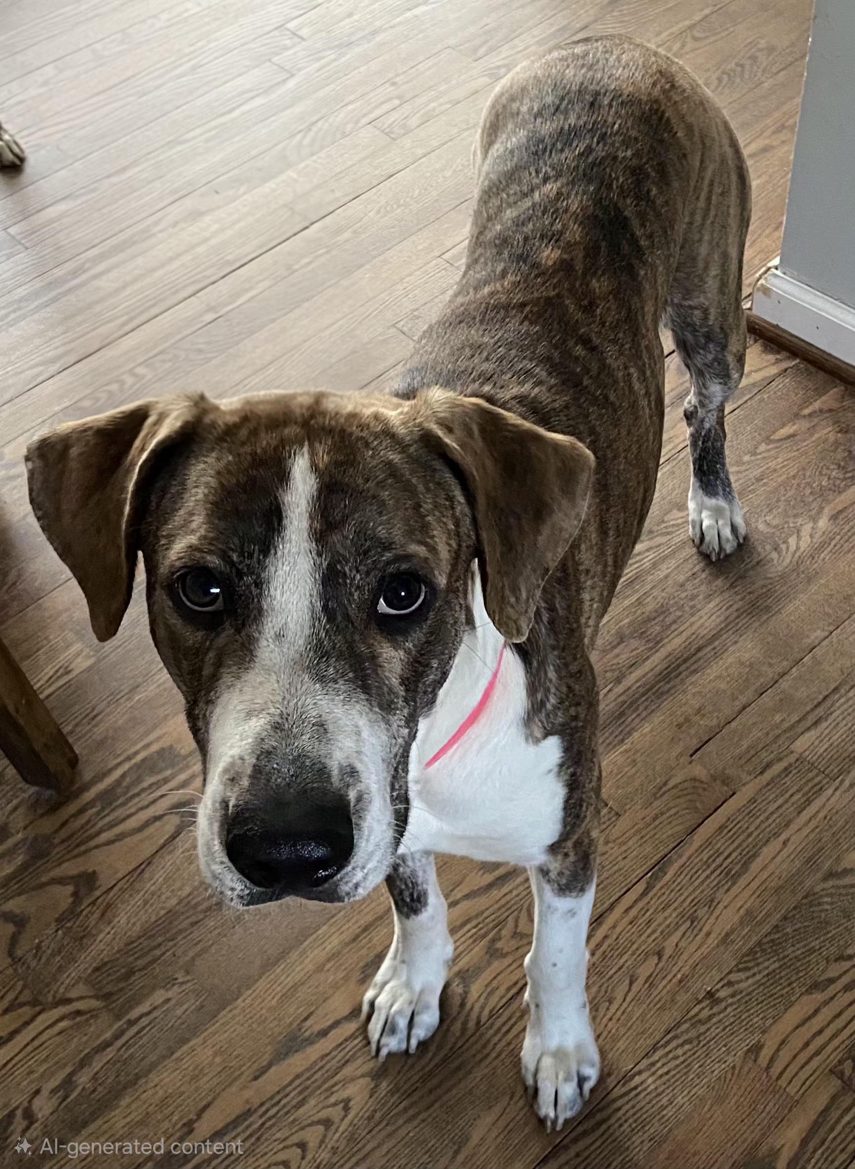 Jack, ADOPTABLE, Adult Male Great Dane & Plott Hound.