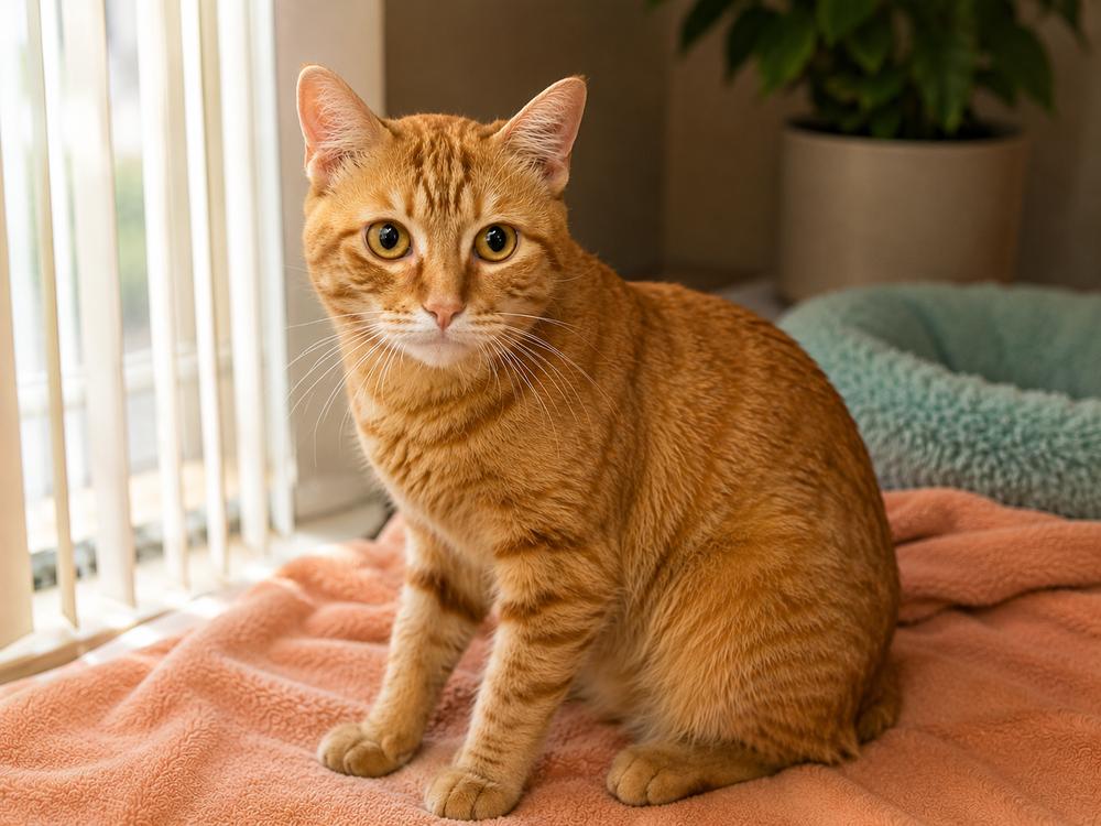 Dudley, Adoptable, Young Male American Shorthair.
