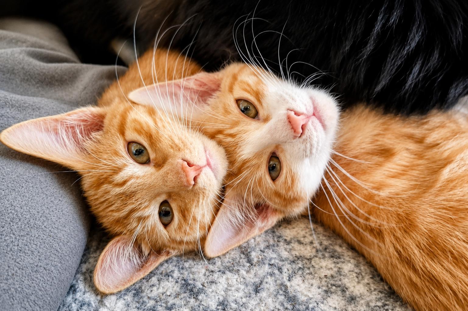 LLOYD & HARRY, adopted, Kitten Male Domestic Short Hair & Tabby.