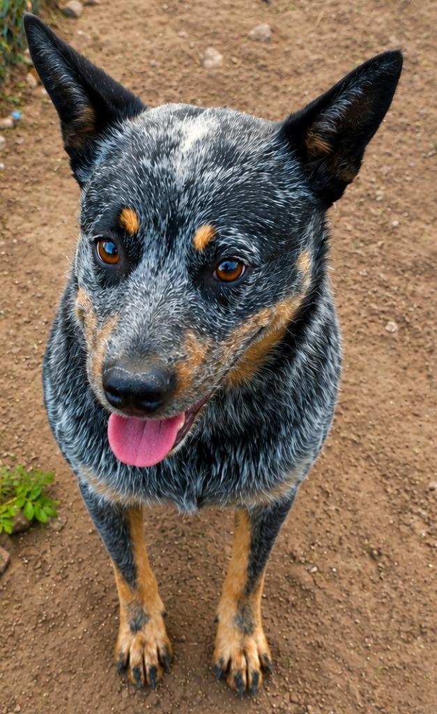 Blue, Adopted, Young Male Australian Cattle Dog / Blue Heeler.