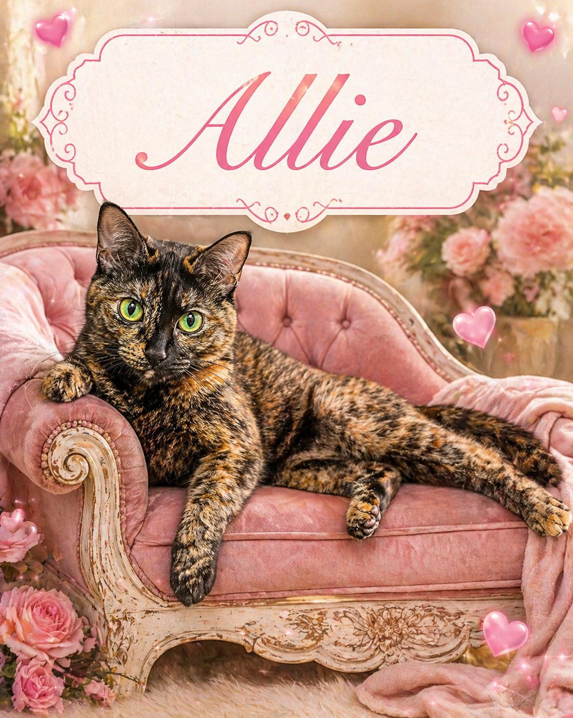 Allie, Adoptable, Young Female Domestic Short Hair.