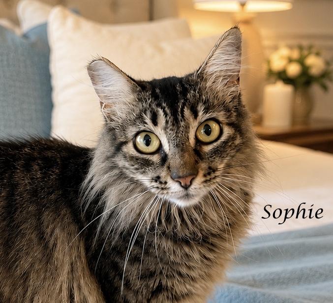 Sweet SOPHIE, ADOPTABLE, Adult Female Tabby.