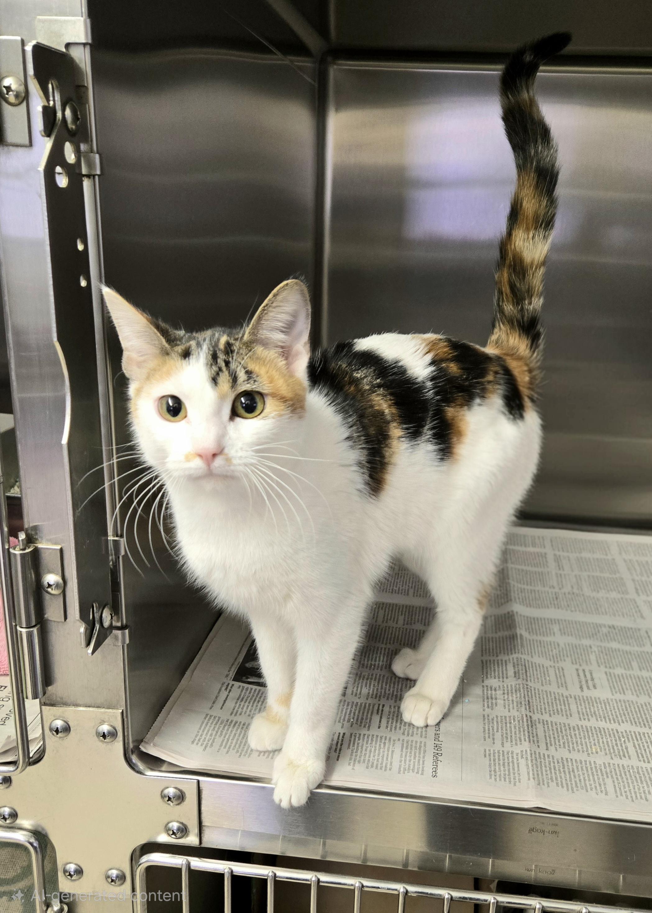 Nellie, ADOPTABLE, Kitten Female Domestic Short Hair.