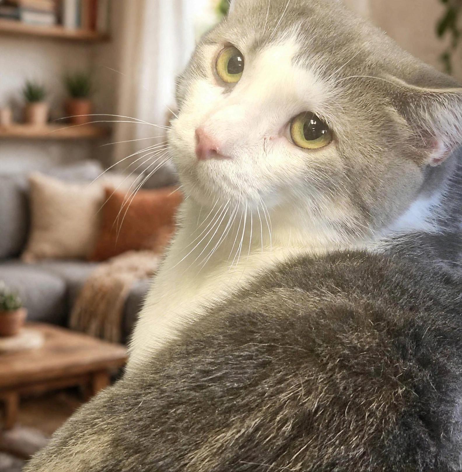 Enlarge Moochie ( sweet and friendly kitten), a Adoptable Domestic Short Hair in Staten island, NY image 5/6