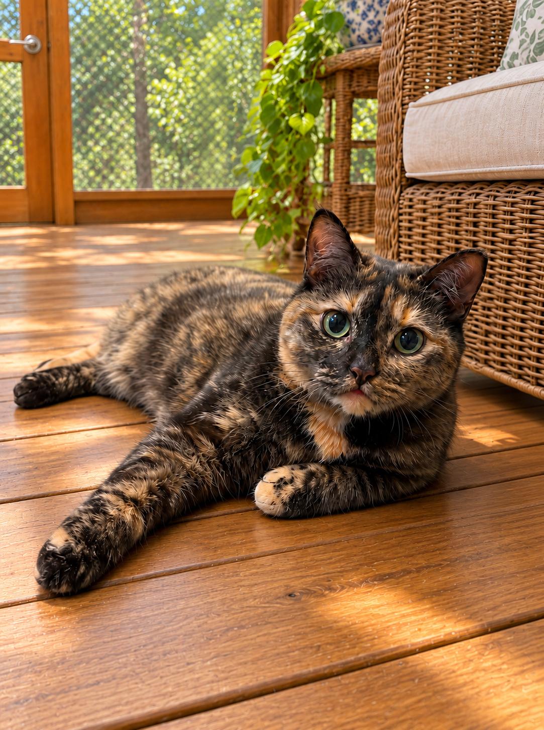 Enlarge Tess and Zoey (bonded mother and daughter), a Adoptable Domestic Short Hair in Charleston, SC image 3/6