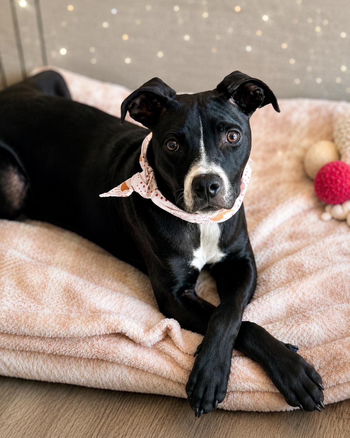 Penny- #51198, adoptable, Puppy Female Pit Bull Terrier.