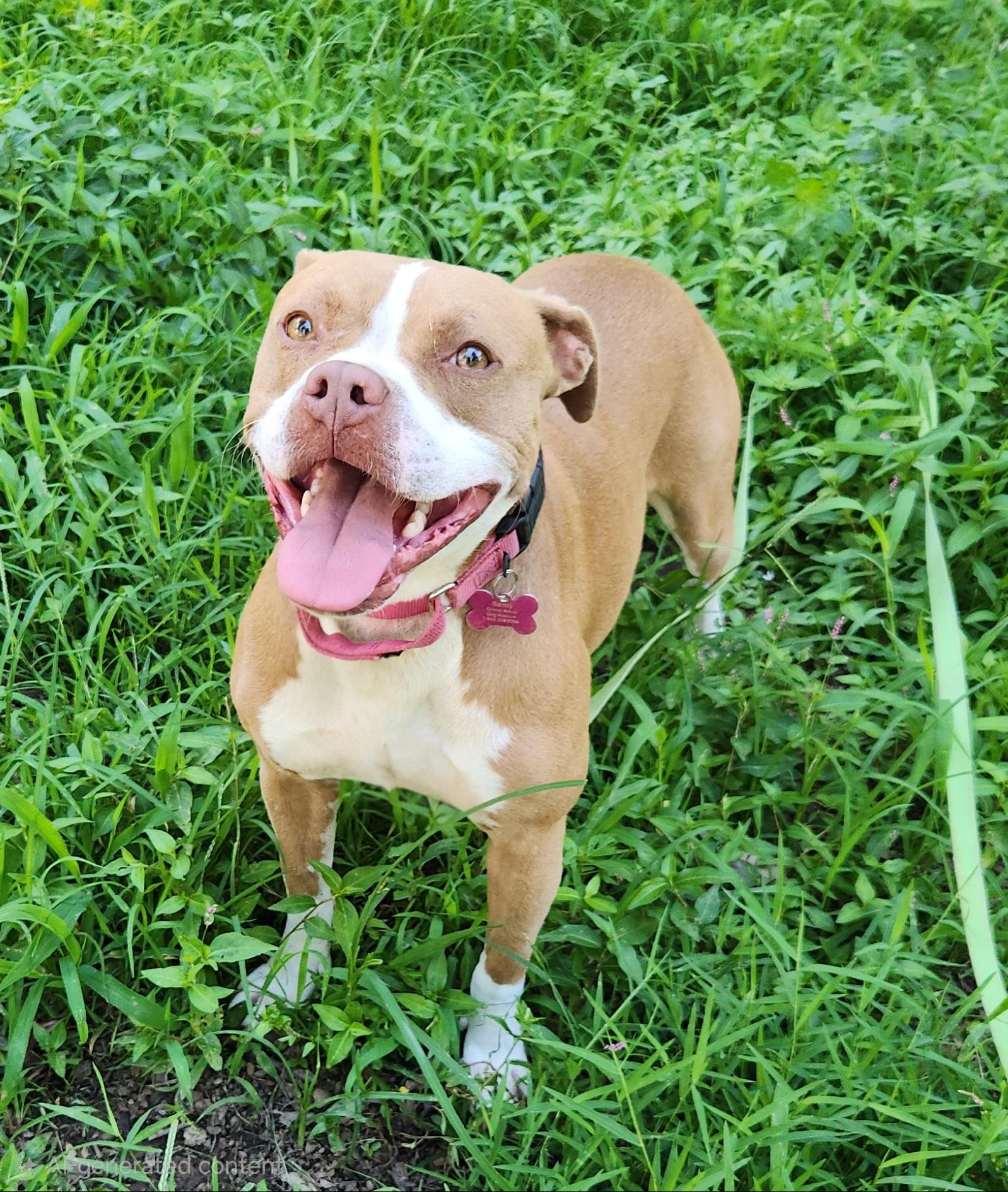 Sandy, ADOPTABLE, Adult Female Boxer & Bulldog.