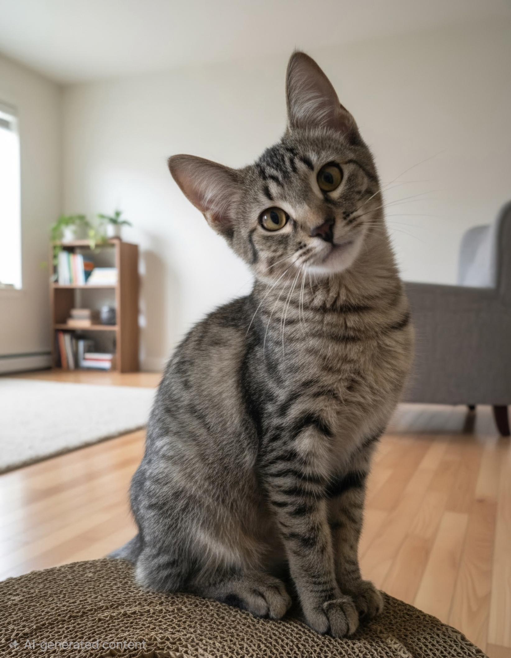 Pallet, adopted, Young Male Domestic Short Hair.
