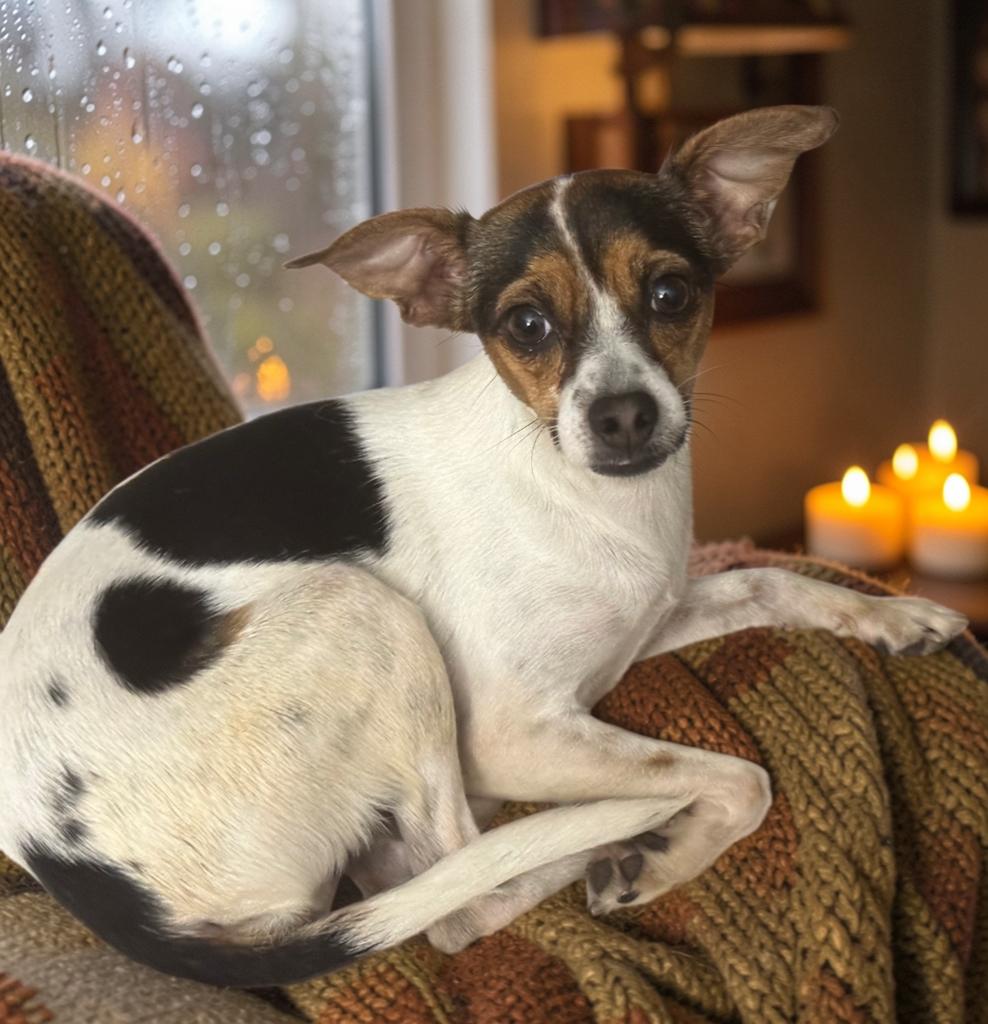 Frida, Adoptable, Young Female Jack Russell Terrier & Rat Terrier.