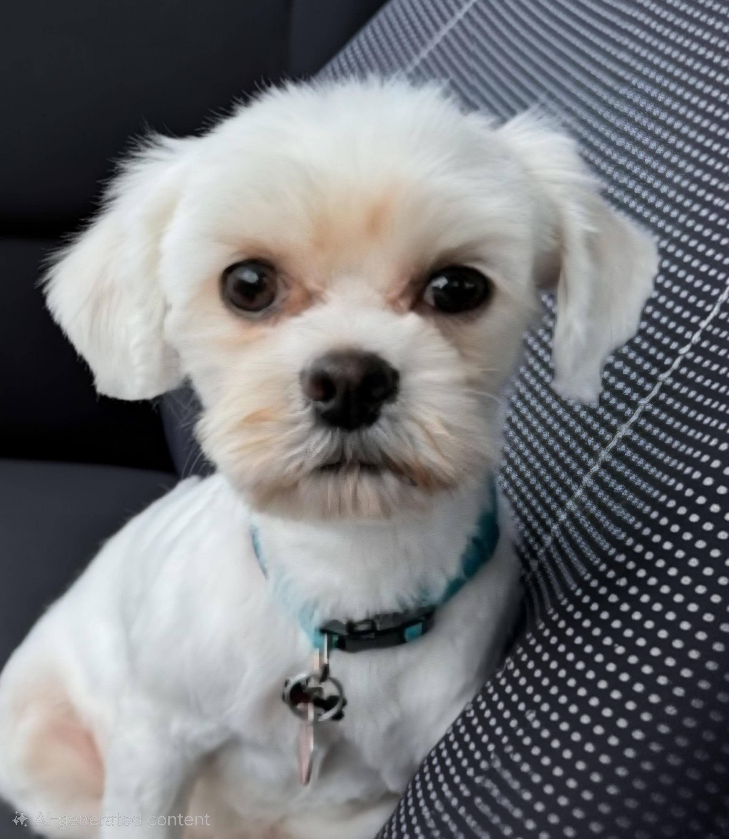 Casper, Adoptable, Young Male Maltese.