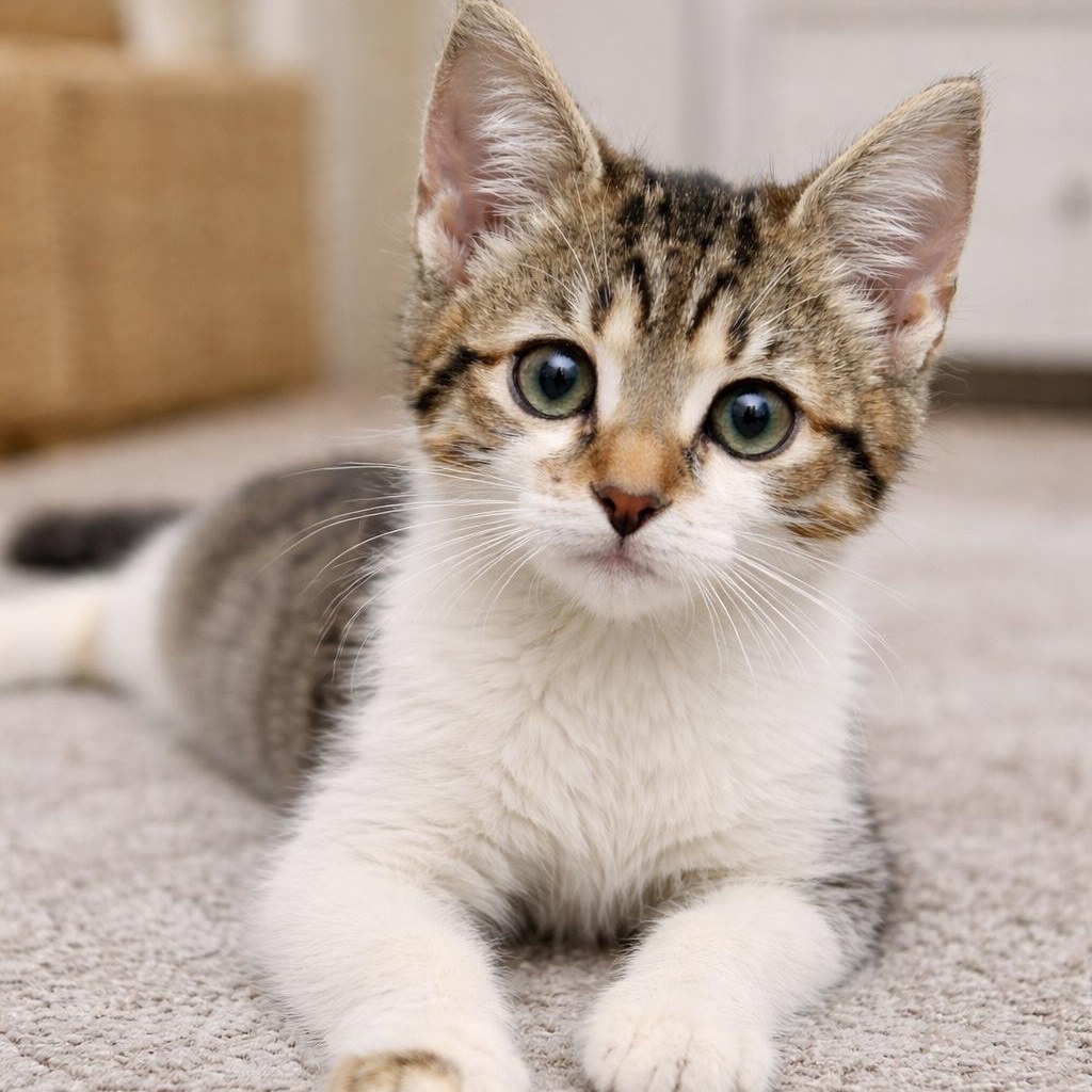Carmen, ADOPTABLE, Kitten Female Tabby.