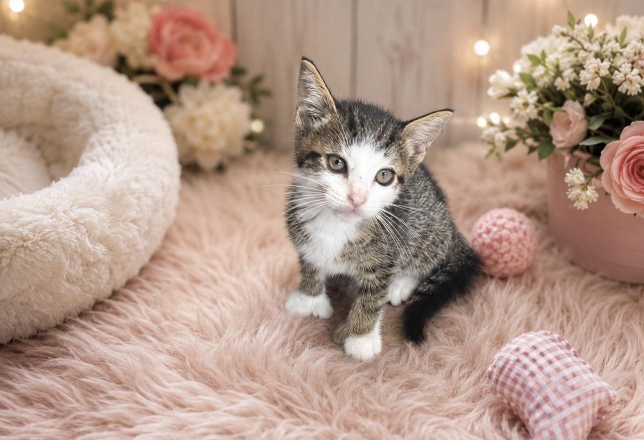 Enlarge Zoe - polydactyl - Adopted 9/8/26, an adopted mixed breed in Livonia, MI image 2/5