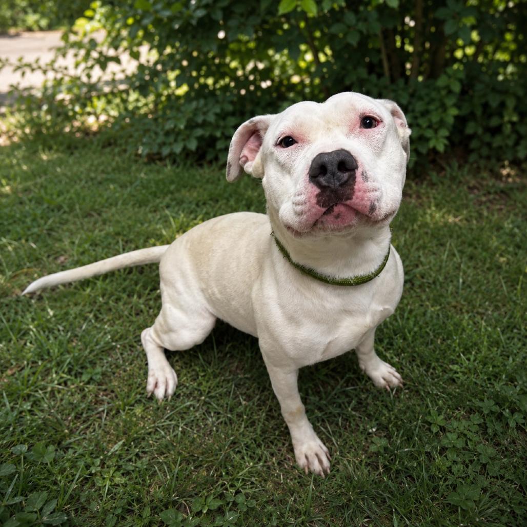 Flounder, Adoptable, Adult Male Pit Bull Terrier.