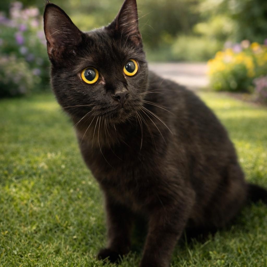 Enlarge Midnight, an adopted Domestic Short Hair in Stafford, VA image 1/1