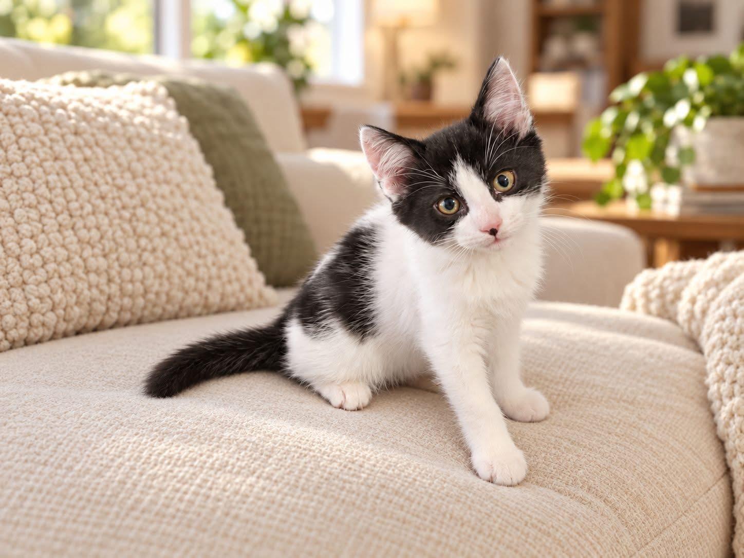 Fable, Adoptable, Kitten Female Domestic Medium Hair.