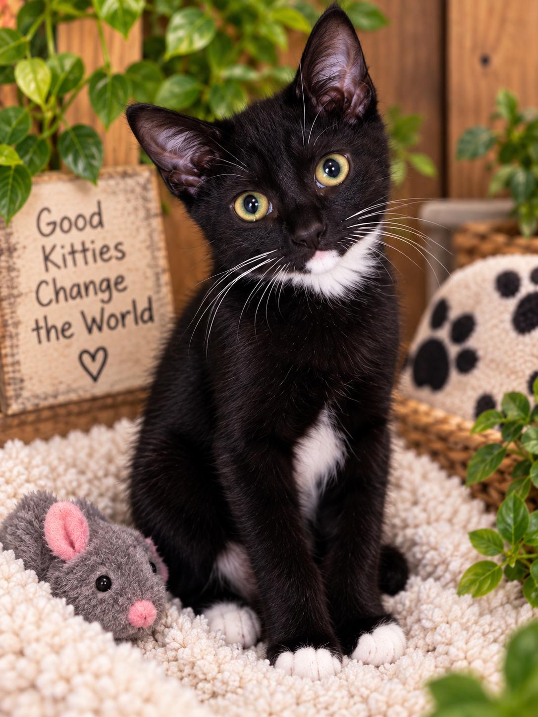 Enlarge Riley, a ADOPTABLE Domestic Short Hair in Magnolia, TX image 1/1
