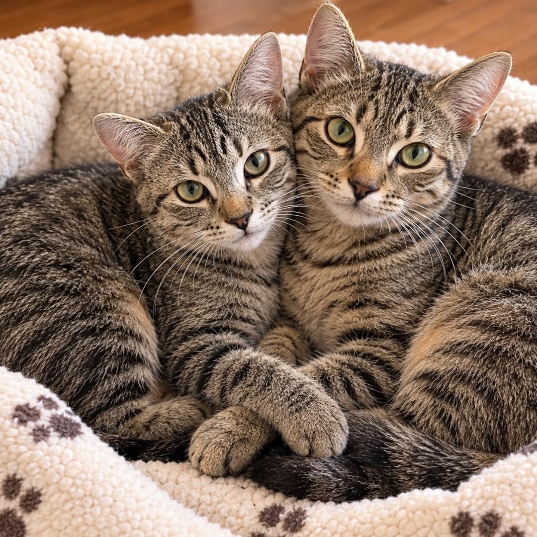 Enlarge Aurora & Zelda, a Adoptable Domestic Short Hair in Antioch, CA image 2/3