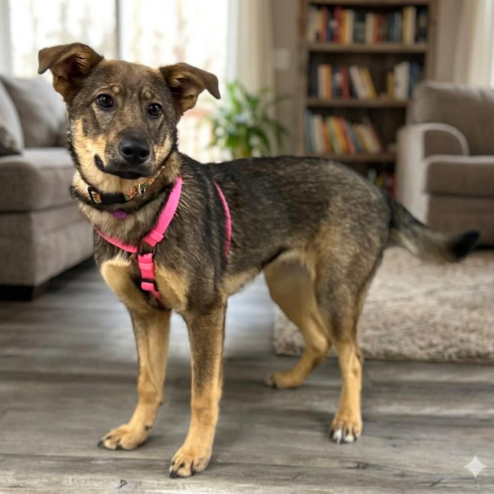 Carly II, Adoptable, Young Female Shepherd.