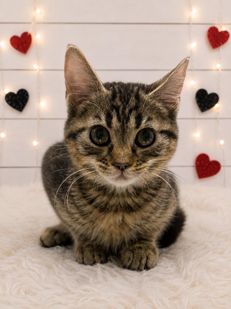 Vanilla, Adoptable, Kitten Female Domestic Short Hair.