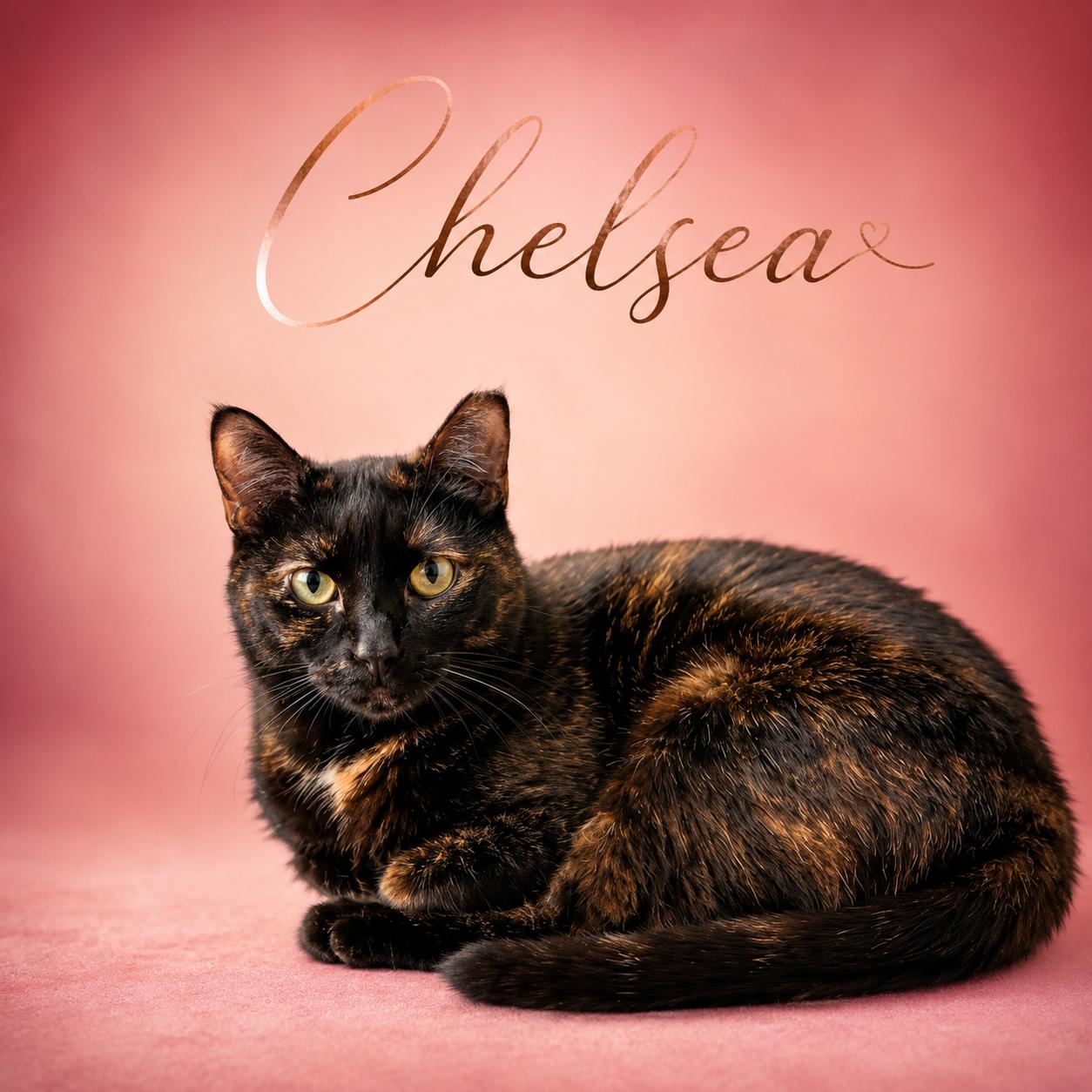 Chelsea, adoptable, Kitten Female Tortoiseshell.