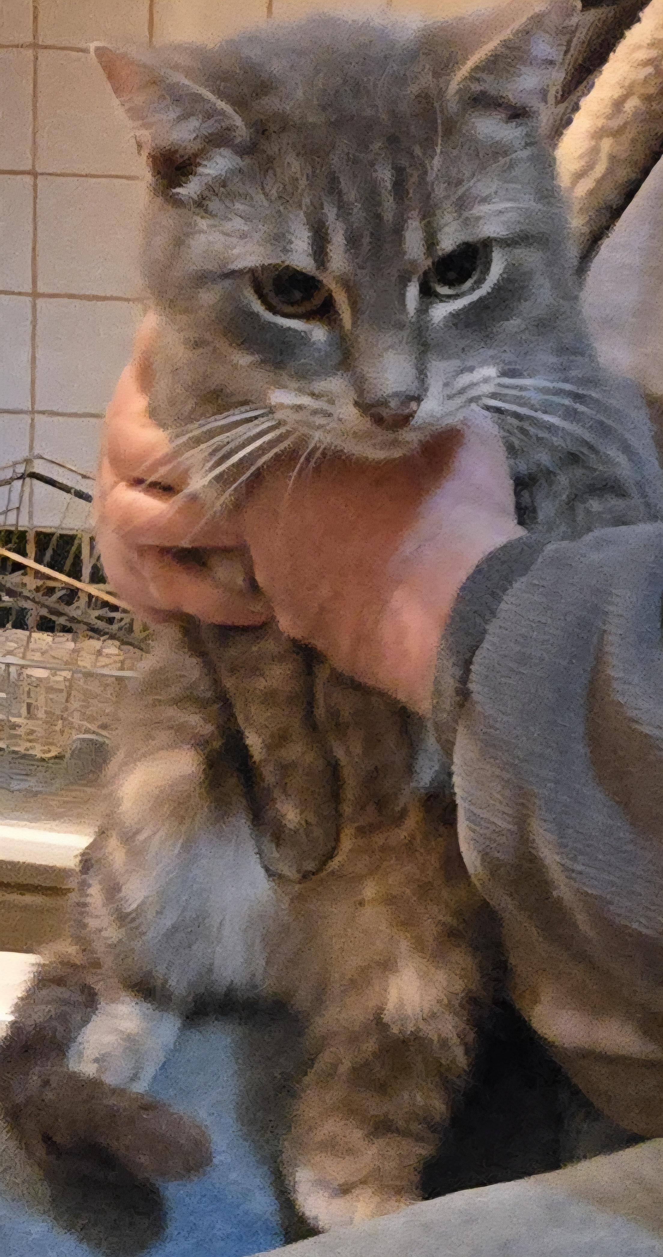 Enlarge Eddie and Sadie, a ADOPTABLE Domestic Medium Hair in Eastlake, OH image 1/2