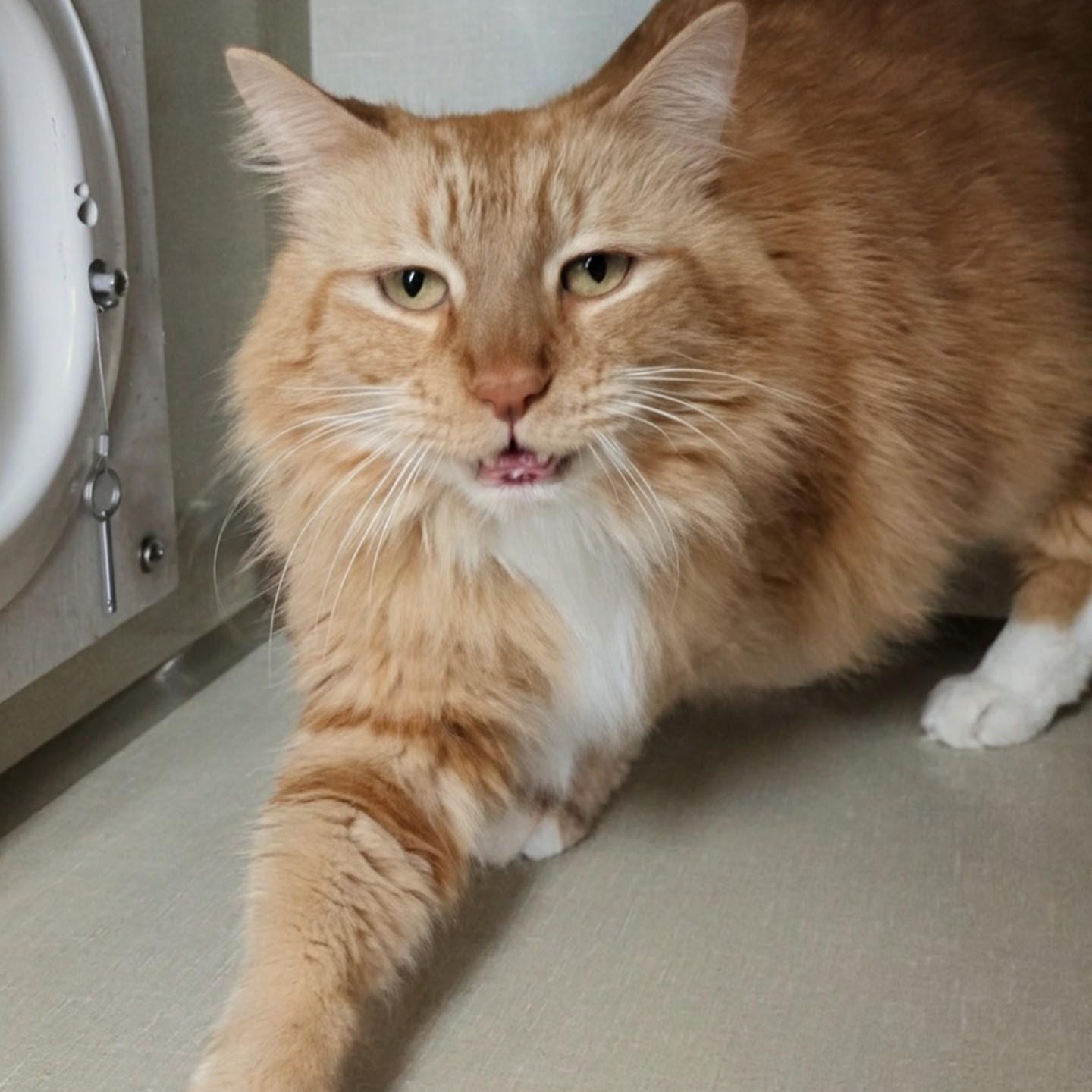 Enlarge Big Mikey, an adopted Domestic Long Hair in West Jefferson, OH image 5/6