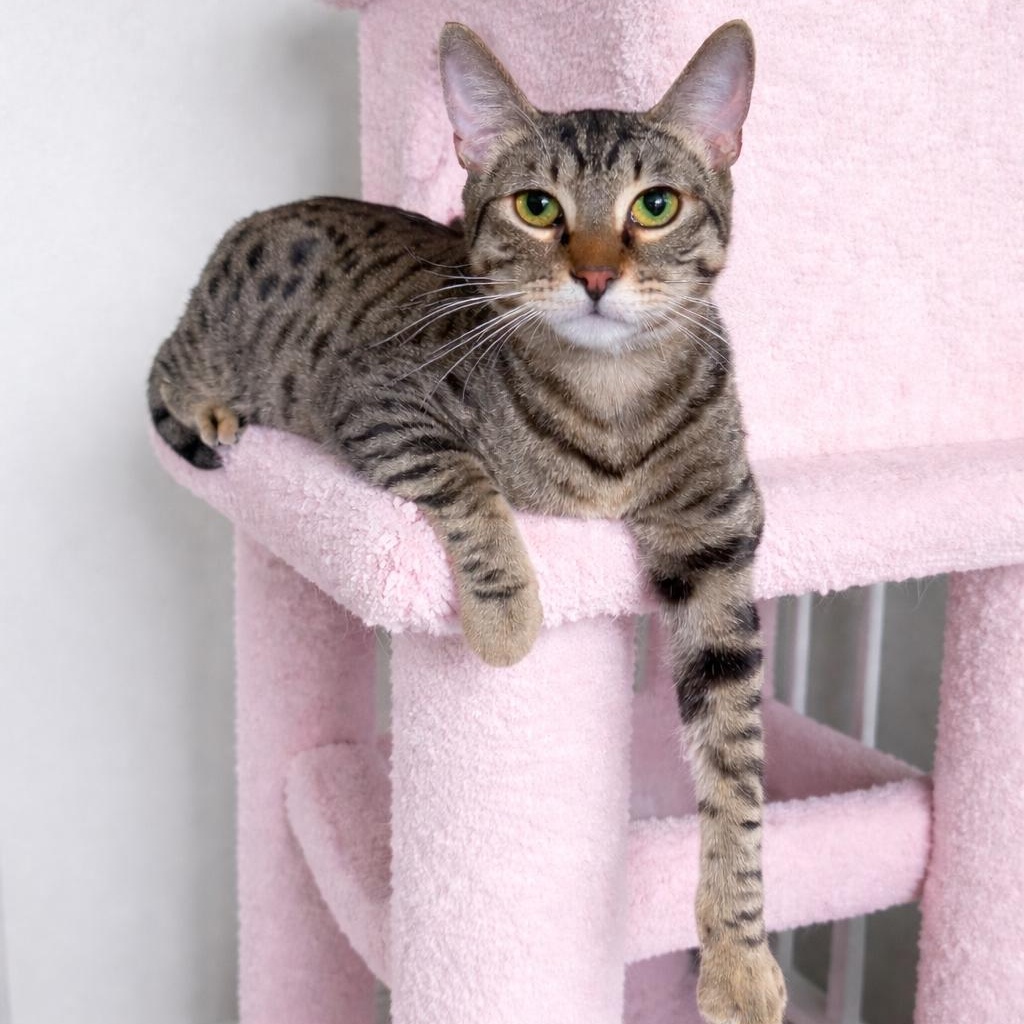 Christina’s Tabby Spots , ADOPTABLE, Young Male Domestic Short Hair.