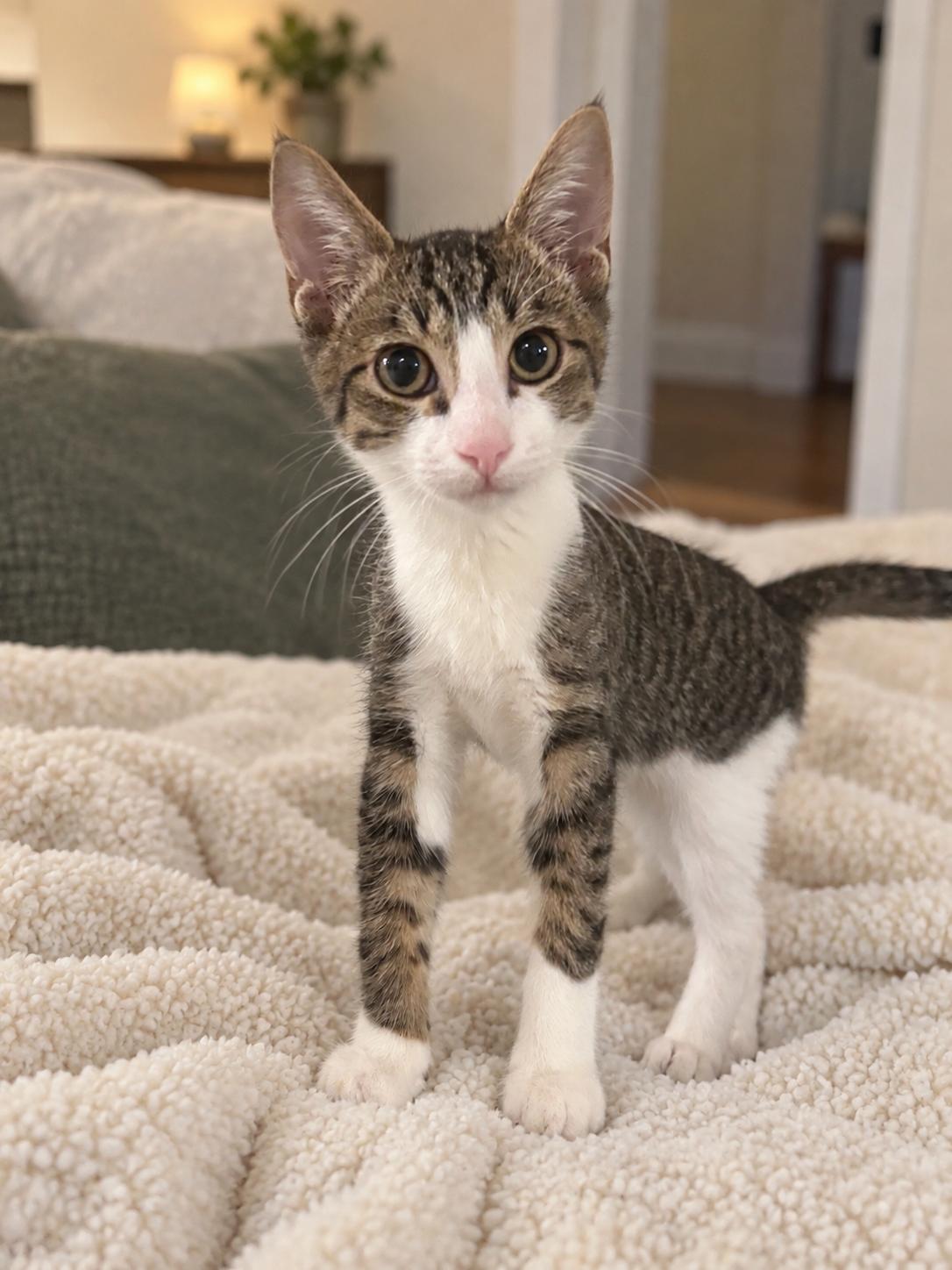 Enlarge Zan, a Adoptable Domestic Short Hair in Tulsa, OK image 2/4