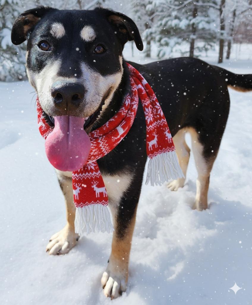 Smokey, ADOPTABLE, Young Male Pit Bull Terrier & Husky.