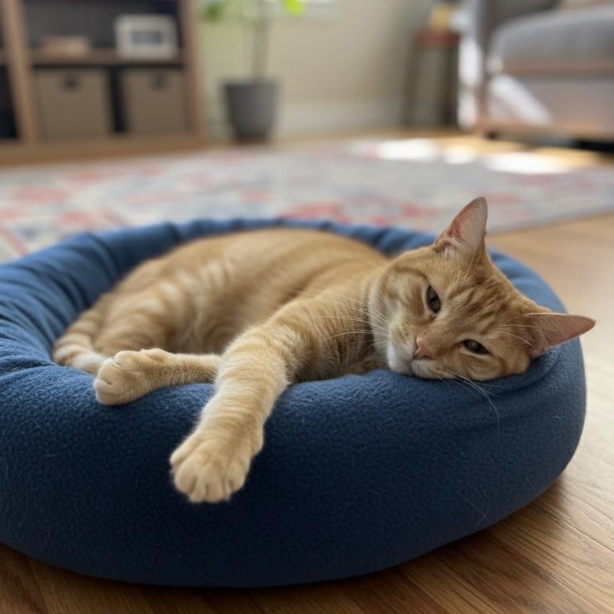 Tiger, Adopted, Young Male Domestic Short Hair.