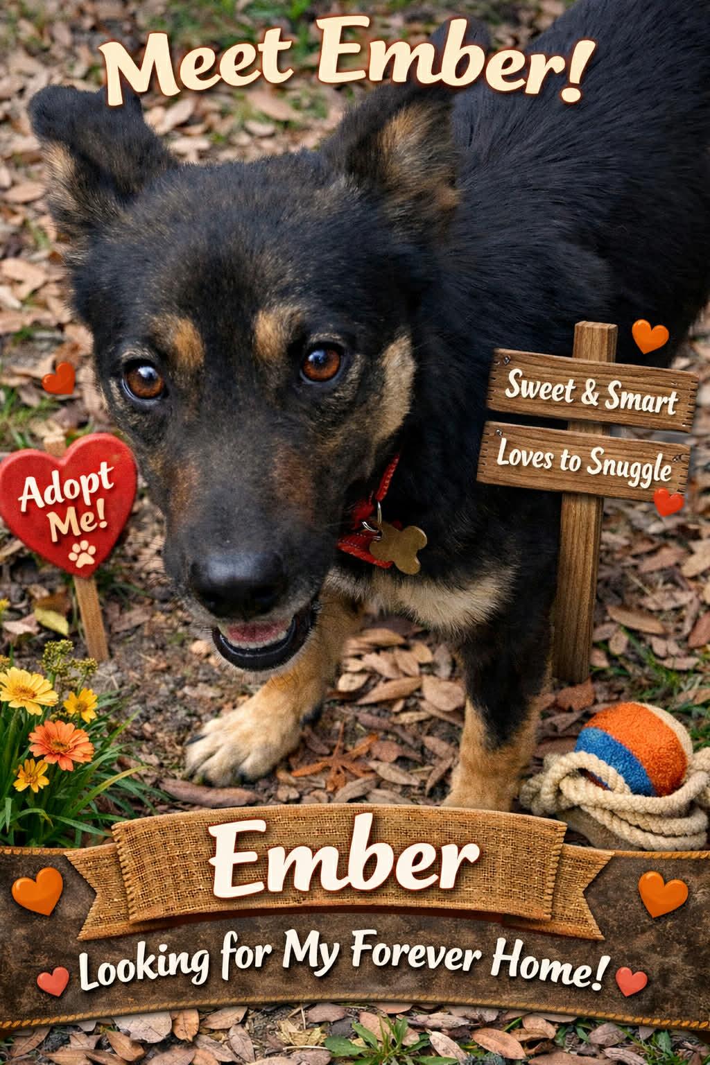 Enlarge Ember , an adopted mixed breed in Green Cove Springs, FL image 2/5