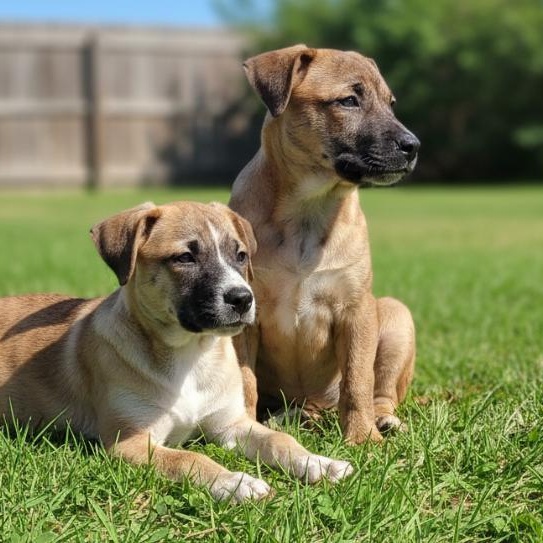 Ruby, adopted, Puppy Female Mountain Cur.