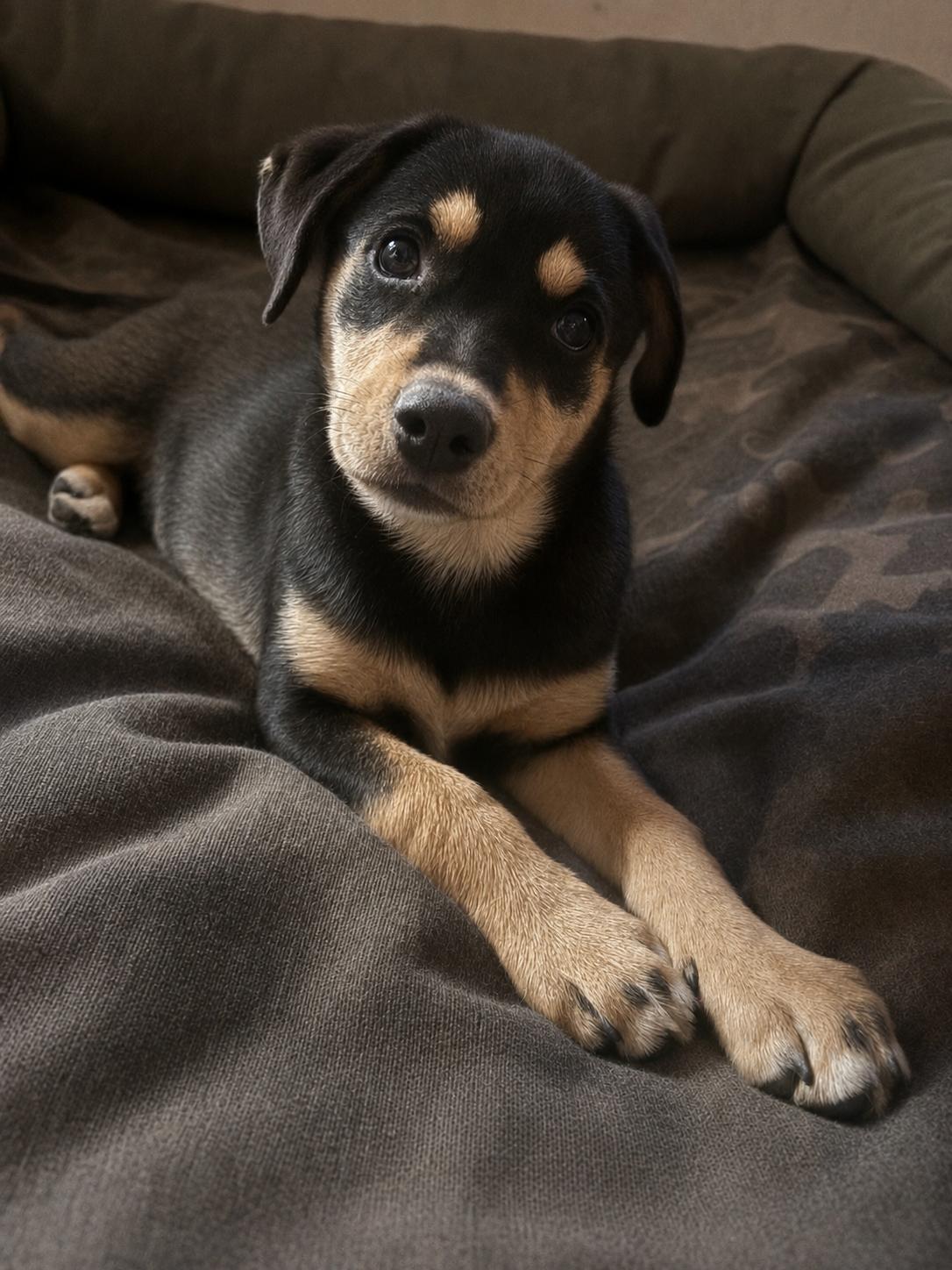 Penny, Adopted, Puppy Female Mixed Breed.